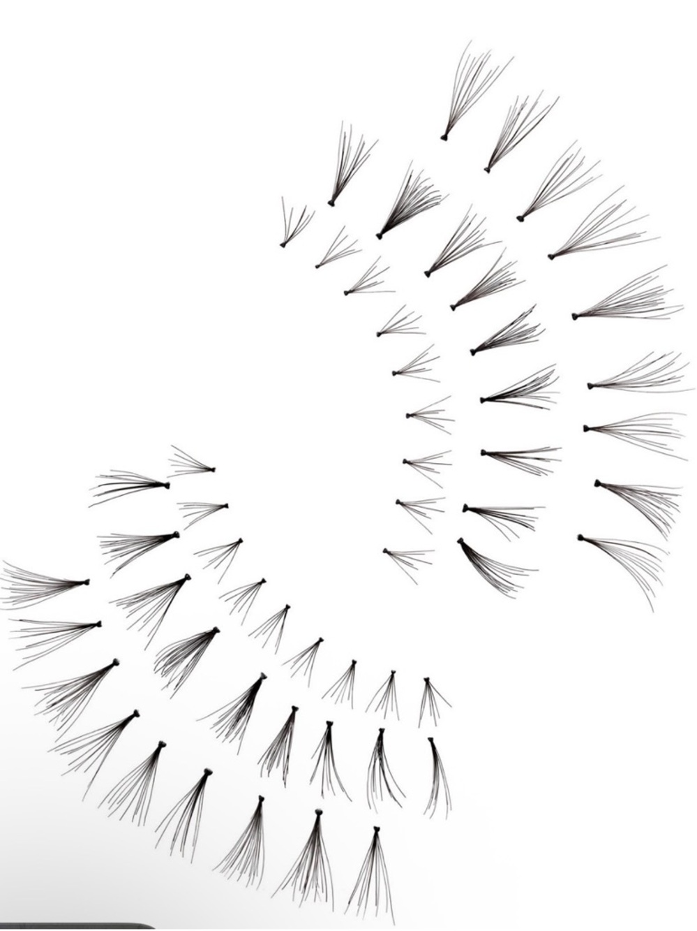 MAC Cosmetics 30/Artiste Individual Cluster Lashes in Black NIB - Picture 2 of 6